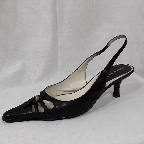 Bandolino Shoes - Bandolino black sling back pointed toe heel shoes